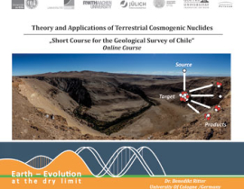Short Course on Cosmogenic Nuclides as Dating Tool for the Geological Survey of Chile (Sernageomin)