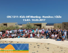 CRC 1211 Kick-off Workshop, Hornitos (Chile) 13-14.03.2017